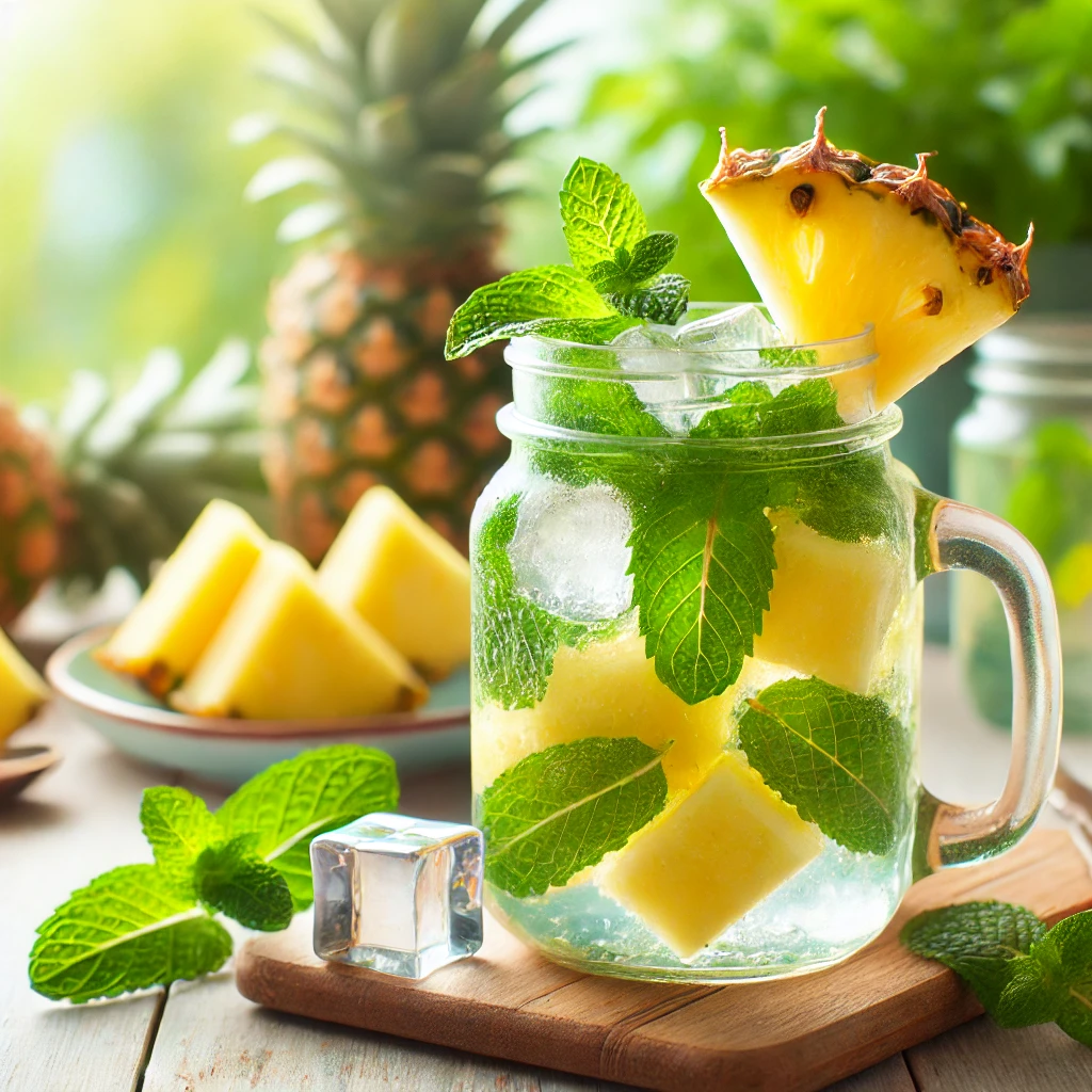 Pineapple Mint Detox Water