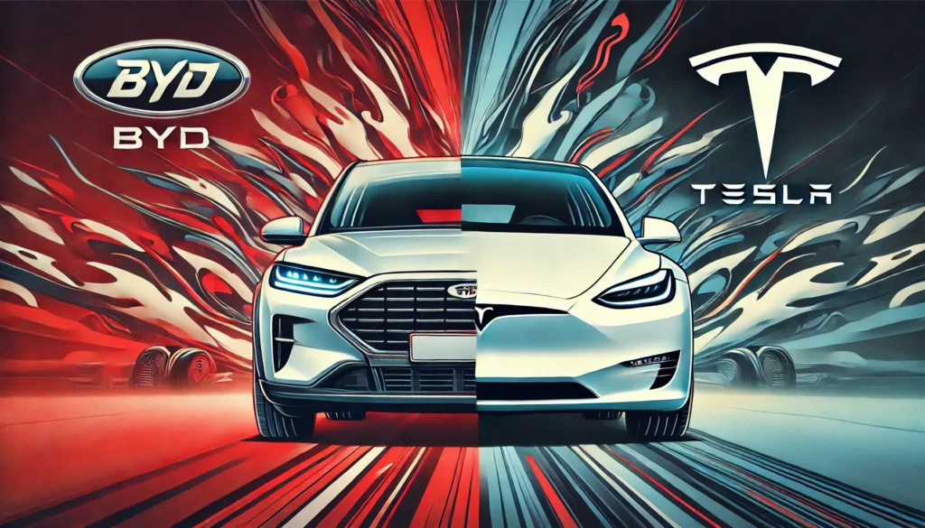 tesla vs byd