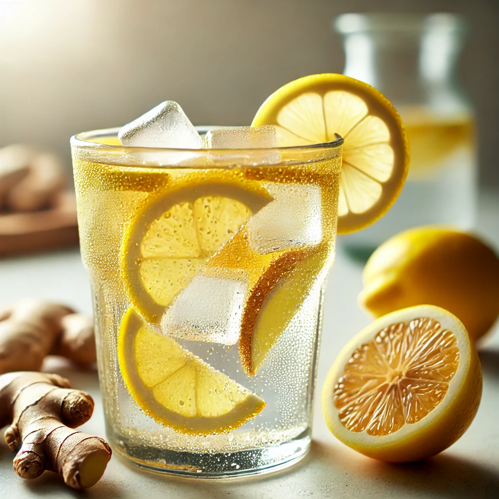 Ginger Lemon Detox Water